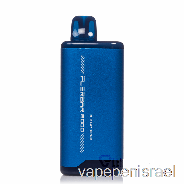 חד פעמי Vape Israel Flerbar 8000 חד פעמי כחול Razz Slushie
